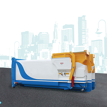 方型移動式垃圾壓縮設(shè)備