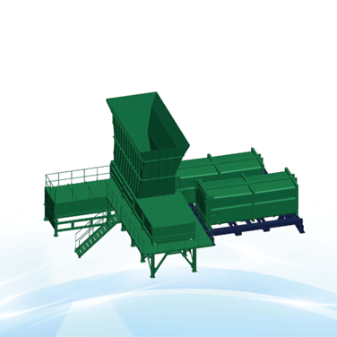 大型固定式水平垃圾壓縮設(shè)備