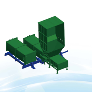 小型固定式水平垃圾壓縮設(shè)備